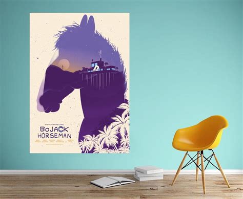 Bojack Horseman Cartoon Poster Print Wall Art Decor Tragicomedic