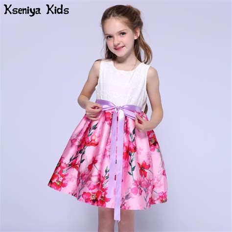 Kseniya Kids Designer Summer White And Pink Girls Dresses For Party And