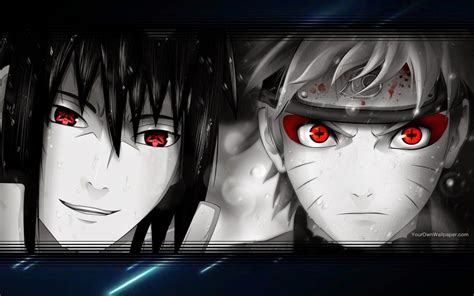 Naruto Vs Sasuke Animation Wallpaper