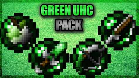 Minecraft Pvp Texture Pack L Green Uhc Pack 1817 Youtube