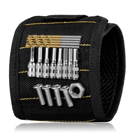 Magnetic Wristband With Strong Magnets Holding Tools Screws Nails Drill