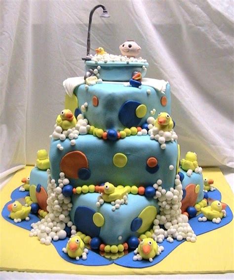 See more ideas about rubber duck bathroom, duck bathroom, rubber ducky bathroom. Baby In A Bath Tub, Ducky Baby Shower Cake - CakeCentral.com