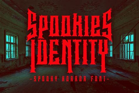 Spookies Identity Horror Font Masterbundles