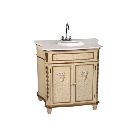 Hide away those bathroom bottles and toiletries without compromising on style and class. Flower Antique French Vanity Unit