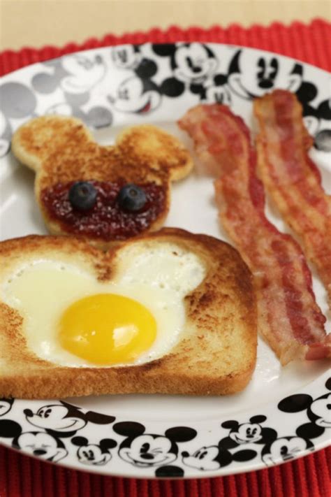 Mickey Mouse Breakfast | Breakfast recipes easy, Disney inspired food