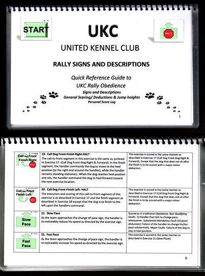 Training Videos And Books 116387 New Ukc Rally Obedience Quick
