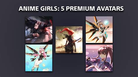 Anime Girls Premium Avatars Bundle 1 No Ps4 Playstation Store Oficial