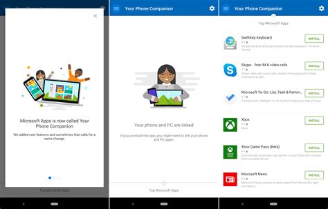 Microsoft Rebrands Microsoft Apps On Android To Your Phone Companion