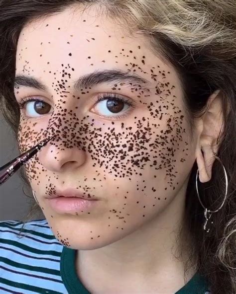 How To Do Fake Freckles With Henna