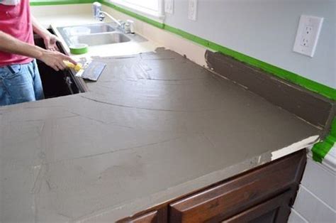 Apply Concrete Over Laminate Countertops With Ardex Feather Finish