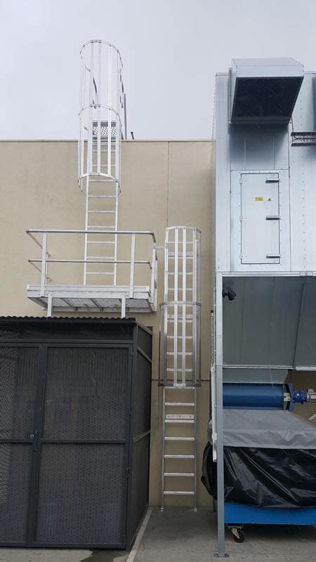 Caged Ladder Melbourne Safety Plus Australia
