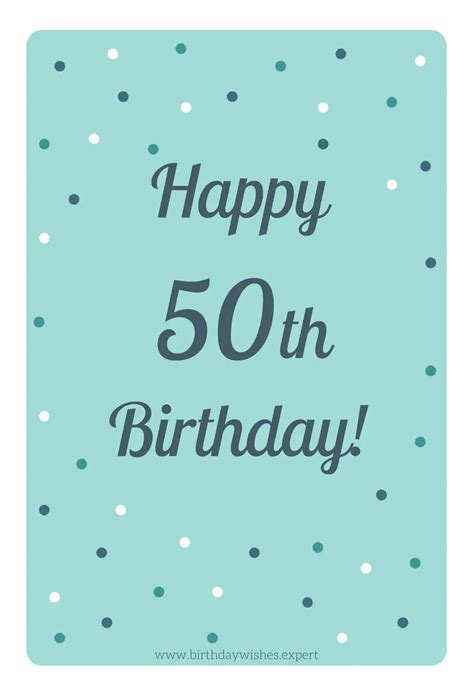 Birthday Wishes 50th Birthday