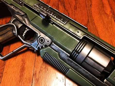 Nerf Alphahawk Blaster Halo M41 A Aliens Style Rifle Custom Etsy