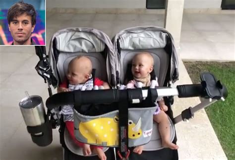 Enrique Iglesias Shares Rare Video Of Giggly 7 Month Old Twins