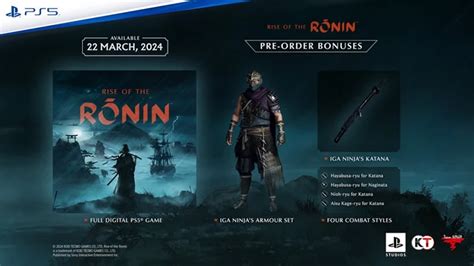 Rise Of The Ronin Pre Order Bonuses And Deluxe Edition Contents