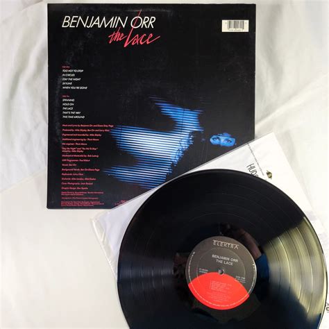 Benjamin Orr The Lace Vinyl Lp 1986 Elektra Records Cat E1