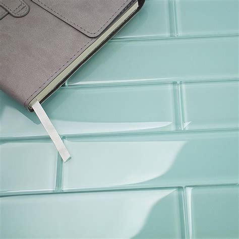 Ivy Hill Tile Contempo Light Green 2 In X 8 In X 8mm Polished Glass