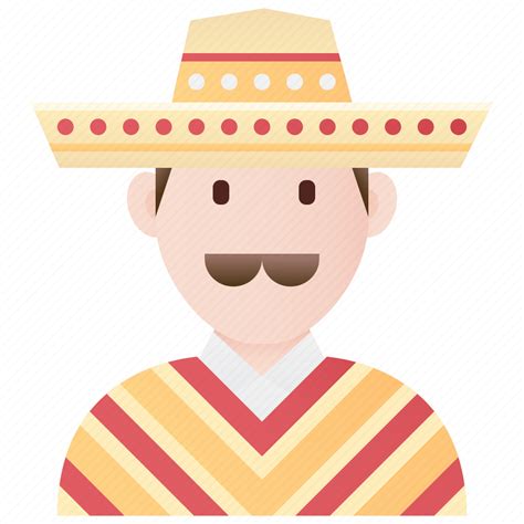 Costume Latino Man Mexican Mexico Icon Download On Iconfinder