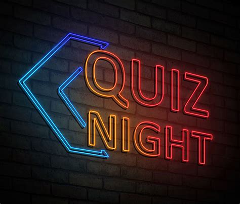 Quiz Night Concept Brandgym