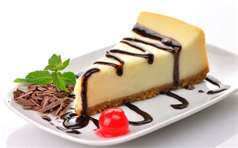 Cheesecake Cake Slice Wallpaper 2560x1600
