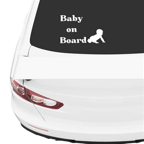 Baby On Board Car Decal Infant Car Decal Parent Car Decal Etsy