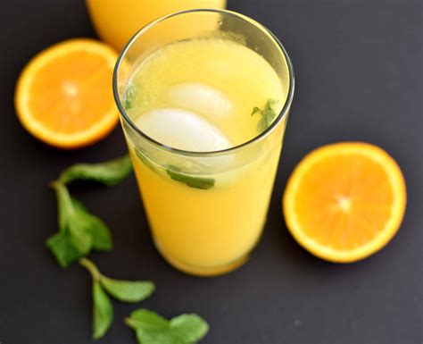 Refreshing Orange Mint Mocktail Pepper Delight Recipe Mocktails