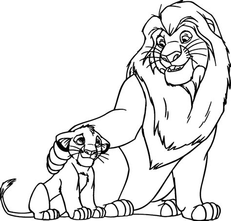Free printable lion coloring pages for kids. Give Simba's Pride more attention: Lion King Coloring in ...