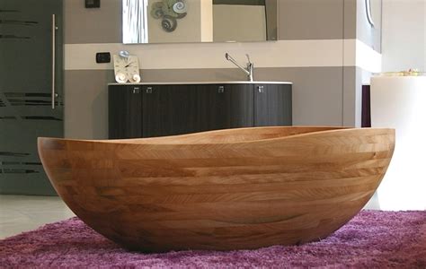 You can spend more if you want, buying something carved out of solid crystal or marble. Wooden Bathtubs for Modern Interior Design and Luxury ...