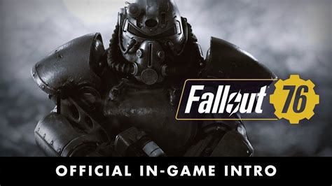 Fallout 76 Intro Cinematic Bethesda Beta First On Xbox Youtube