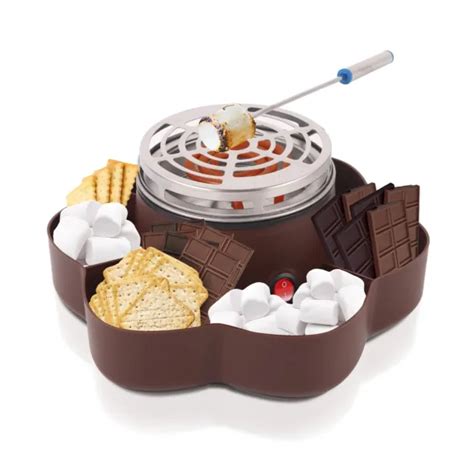 Smores Maker Tabletop Indoor Electric Flameless Marshmallow Roaster S