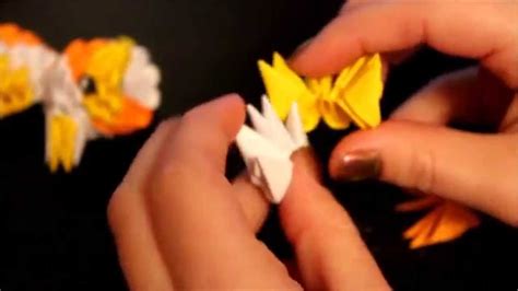 How To Make A 3d Origami Goldfish Youtube