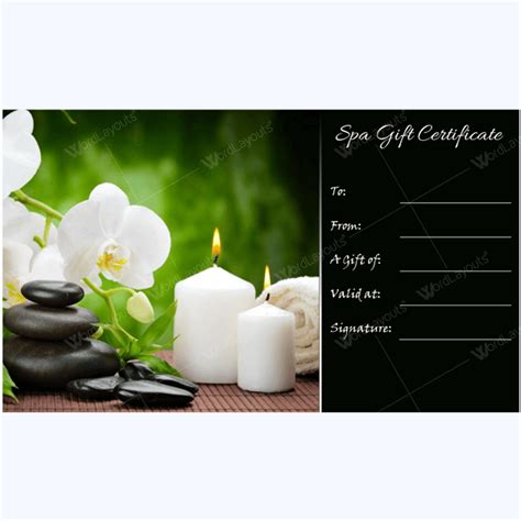 Explore massage gift cards and find the perfect gift at giftbar. Bring in Clients with Spa Gift Certificate Templates