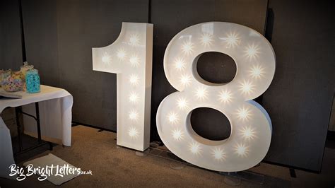 Our Ft Number Lights Perfect For Birthdays And Anniversaries Every Number And Letter