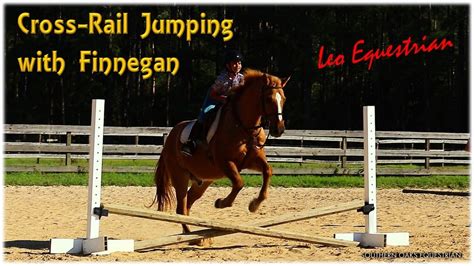 Cross Rail Jumping Leo Equestrian Youtube