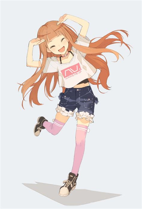 Happy Anime Girl Manga Anime Manga Girl Kid Poses Cute Poses Anime