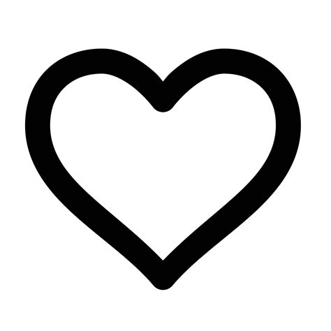 Heart Icon Vector Png Free Png Image