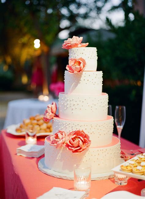 Get Inspired 38 Impressive Wedding Cake Ideas Coral Wedding Cakes