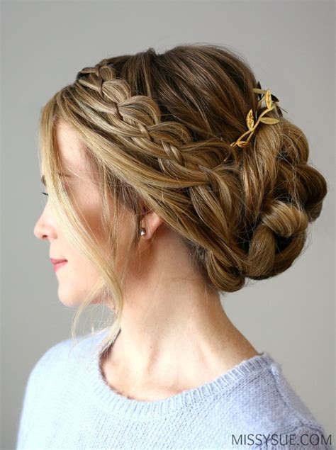 Maybe you would like to learn more about one of these? Four Strand Braid Updo | MISSY SUE
