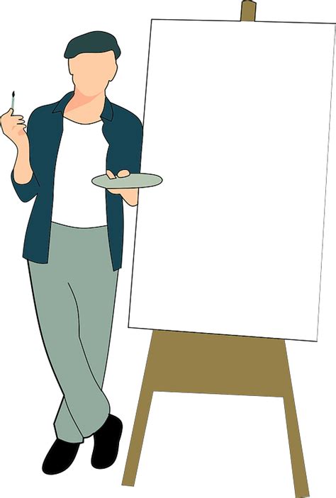 Artist With An Easel Clipart Free Download Transparent Png Creazilla