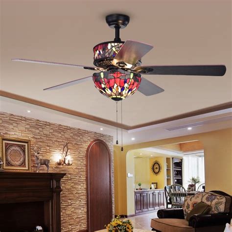 The best ceiling fans for high ceilings will likely include a. Fleur De Lis Living 15" Beare 5 - Blade Standard Ceiling ...