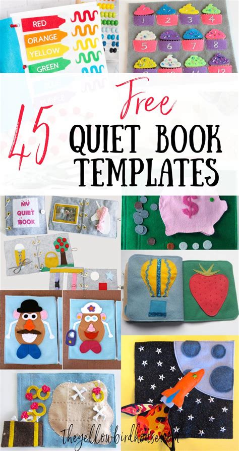 45 Free Quiet Book Templates And Pages The Yellow Birdhouse Diy Busy