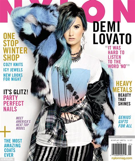 Demi Lovato Says She Wants To Move On From Her Troubled Past As Her Blue Hair Gets Magazine