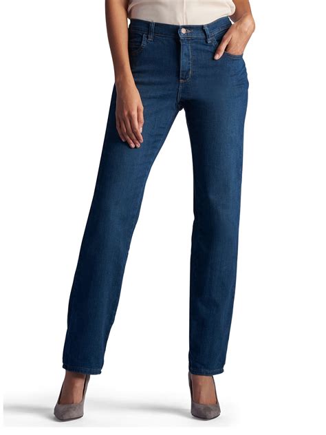 Lee Lee Womens Relaxed Fit Straight Leg Jean