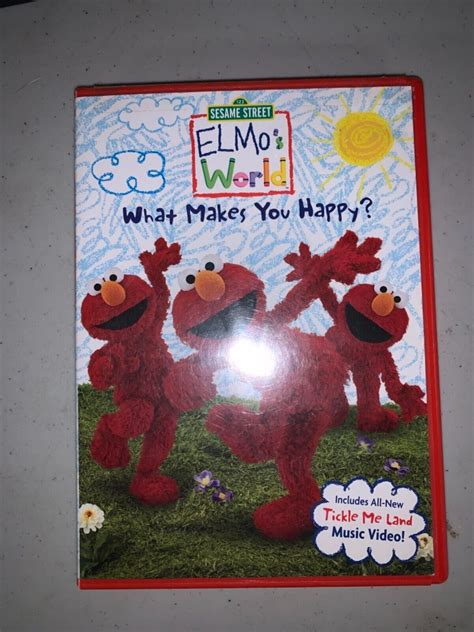 Shelf3 Dvd~ Elmos World What Makes You Happy Ebay