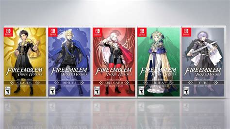 Fire Emblem Three House Nintendo Switch Covers Andcases All Five House