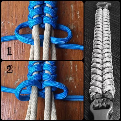 Wrap the braided paracord around the object being hauled. Official tutorial Government Knot | Paracord braids, Paracord diy, Paracord bracelets