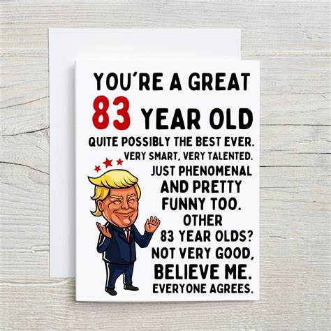 83rd Birthday Card Funny 83rd Birthday Card 83rd Birthday Etsy