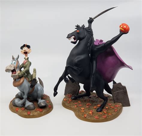 Sleepy Hollow Ichabod And Horseman Wdcc Figurine Set Id Febwdcc21625