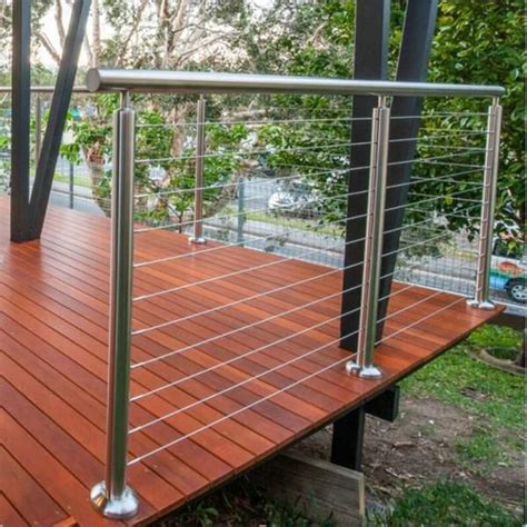 China Deck Stainless Steel Cable Railing Suppliers Manufacturers