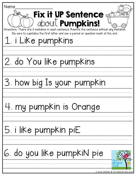 Writing Sentences Worksheets For 1st Grade Pdf Schematic And Wiring